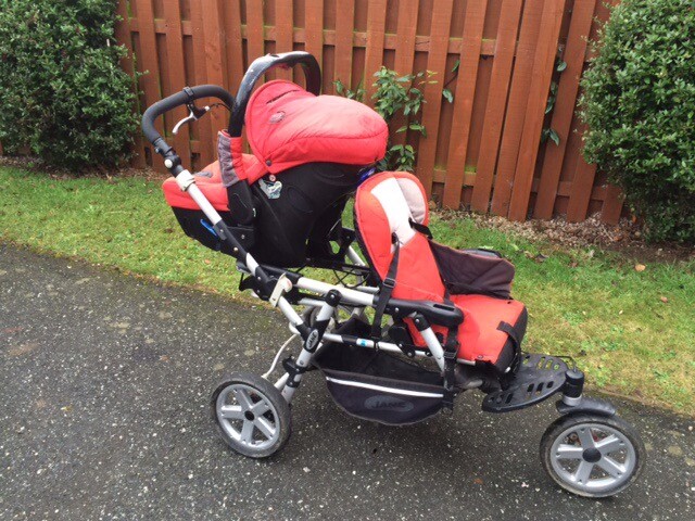 double buggy front and back